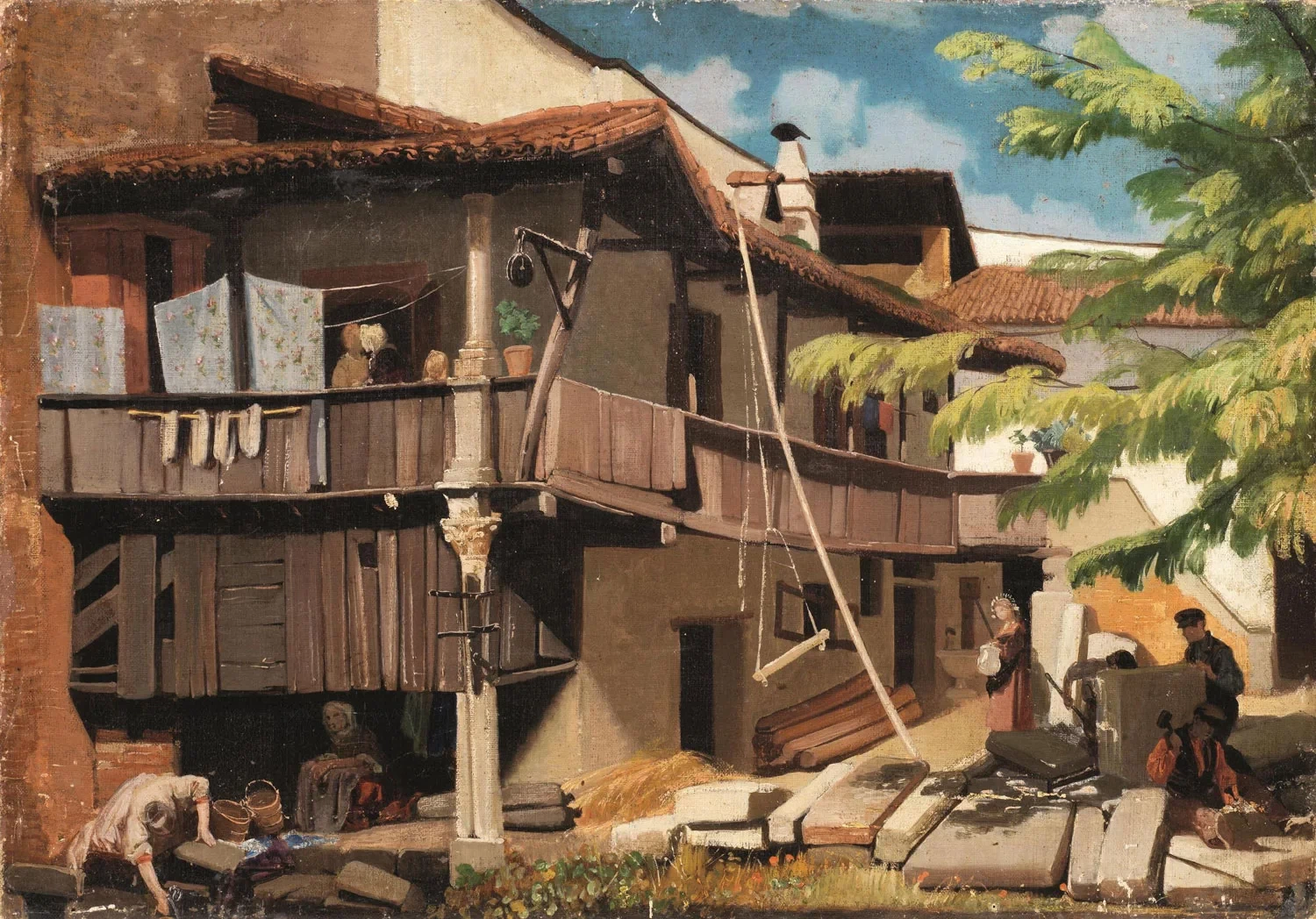 Scena di paese